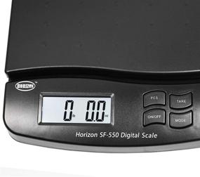 img 1 attached to 📦 SF-550 55 LB Capacity Digital Postal Shipping Scale with Counting Function, Auto Read Hold, 1 Gram Accuracy - Horizon Precision Series