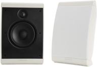 polk audio owm3 wall and bookshelf speakers: the ultimate high-performance loudspeaker solution with paintable grilles (pair, white) logo