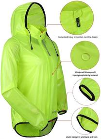 img 3 attached to 🚴 Santic Men's Windproof Cycling Skin Coat Jersey Bicycle Jacket for Light Rain - Green