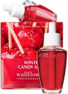 🍎 bath and body works winter candy apple wallflowers 2-pack refills, 2019 edition - invigorate your space with festive fragrance logo