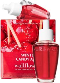 img 1 attached to 🍎 Bath and Body Works WINTER CANDY APPLE Wallflowers 2-Pack Refills, 2019 Edition - Invigorate Your Space with Festive Fragrance