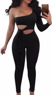 beagimeg womens shoulder bodycon jumpsuit - trendy women's clothing for jumpsuits, rompers & overalls logo