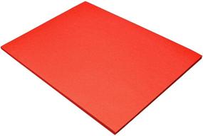 img 4 attached to 📄 Riverside 3D Construction Paper, Orange: Premium Quality, 18"x 24", 50 Sheets