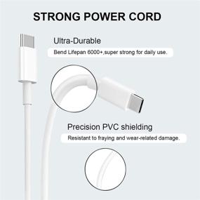 img 1 attached to HJCDMJ 96W USB C Charger Adapter for Mac Book Pro & 🔌 Air, 6.6ft Cable | Fast & Efficient Charging for USB C Laptops & Phones