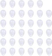 🔹 hautoco 72pcs teardrop glass cabochons - flat back clear cabochon dome tiles for jewelry making logo