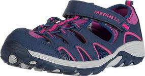 img 1 attached to Medium Little Boys' Merrell Hydro Sandal Shoes