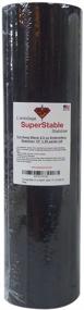 img 4 attached to 🧵 SuperStable Cut Away Stabilizer Black 2.5 oz 15 inch x 25 Yard Roll - Embroidery Backing