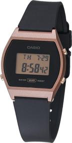 img 3 attached to «⌚ Женские часы Casio черного цвета с кварцевым механизмом и ремешком из смолы, модель LW-204-1ACF (21)»