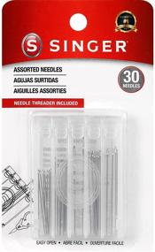 img 4 attached to 🧵 Singer 07370 Compact Hand Sewing Needles with Needle Threader, Assorted Sizes, Pack of 30