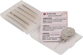 img 2 attached to 🧵 Singer 07370 Compact Hand Sewing Needles with Needle Threader, Assorted Sizes, Pack of 30