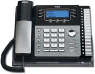 📞 rca visys 25424re1: 4-line expandable system speakerphone with call waiting/caller id/intercom, silver - efficient communication solution logo