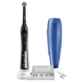 img 2 attached to 🦷 Enhance Your Oral Care with Oral-B Pro 5000 Smartseries Electric Toothbrush - Now with Bluetooth Connectivity, Black Edition