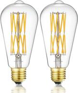 vintage dimmable incandescent equivalent filament bulb логотип