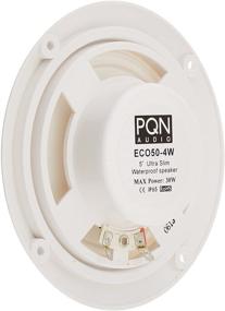 img 1 attached to 🔊 PQN Enterprises ECO50-4W Waterproof Ultra-Slim RV Marine Speaker, White, 5-Inch