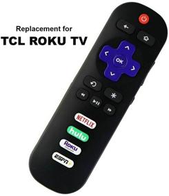 img 3 attached to 📺 Замена пульта дистанционного управления для телевизора TCL ROKU с поддержкой Netflix, Hulu и ESPN