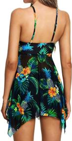 img 1 attached to 👙 Holipick Swimdress Skirtini with Boyshorts - Women's Clothing for Swimwear