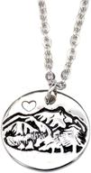 🏔️ o.riya mountain necklace: embrace your love for mountains with mountain pendant design logo