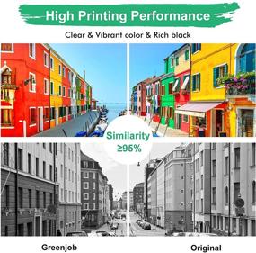 img 2 attached to 🖨️ High-Quality Greenjob Compatible Ink Cartridges for Brother LC3037XXL 3037 (4 Pack) - Perfect for MFC-J5945DW, MFC-J6945DW, MFC-J5845DWXL, MFC-J6545DWXL Printer
