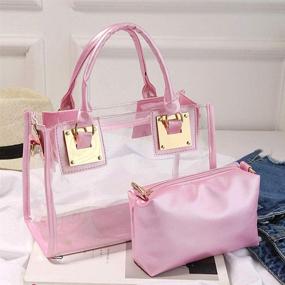 img 2 attached to 👜 Stylish Rullar Transparent Satchel: Women's Handbags & Wallets on Sale