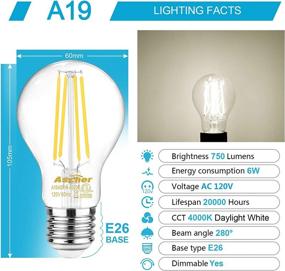 img 3 attached to Ascher Dimmable Filament Bulb - Daylight Equivalent