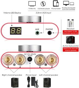 img 3 attached to Nobsound NS-20G 200W Мини Bluetooth 5 Домашний аудио в домашнем кинотеатре