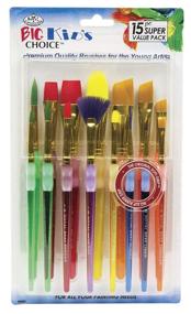 img 2 attached to 🖌️ Исследуйте набор кистей Royal Brush Big Kid's Choice Value Pack, 15 важных предметов