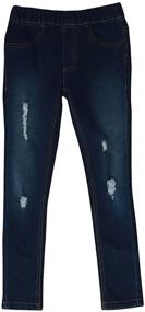 img 2 attached to 👖 Just Love Jeggings for Girls: Comfy Seamless Printed Leggings that Delight