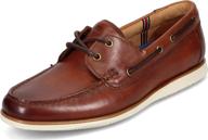 florsheim atlantic boat shoe chocolate logo