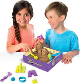 img 3 attached to 🏖️ Ultimate Kinetic Sand Beach Playset: Build Spectacular Sand Castles!