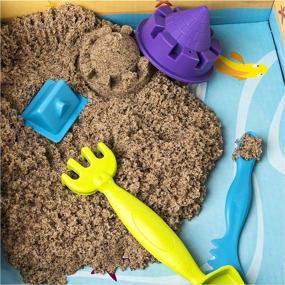 img 1 attached to 🏖️ Ultimate Kinetic Sand Beach Playset: Build Spectacular Sand Castles!