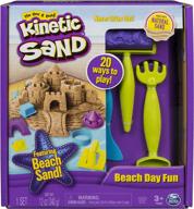 🏖️ ultimate kinetic sand beach playset: build spectacular sand castles! logo