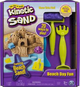 img 4 attached to 🏖️ Ultimate Kinetic Sand Beach Playset: Build Spectacular Sand Castles!