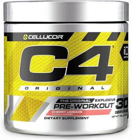 img 4 attached to C4 Original Pre Workout Powder - Cherry Limeade Flavor | Immune Support with Vitamin C | Sugar-Free Energy Boost for Men & Women | 150mg Caffeine + Beta Alanine + Creatine | 30 Servings
