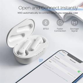 img 1 attached to 🎧 Водонепроницаемые беспроводные наушники Bluetooth с микрофоном