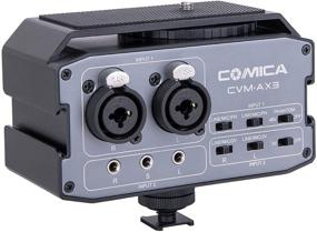 img 4 attached to 🎧 Comica CVM-AX3 XLR аудио микшер: Проверка в реальном времени и разностороннее подключение для камер Canon Nikon Sony Panasonic DSLR Camcorder