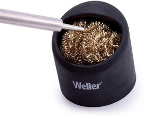 img 2 attached to 🧽 Weller WLACCBSH-02 Soldering Brass Sponge Tip Cleaner: A Convenient Solution with Silicone Holder
