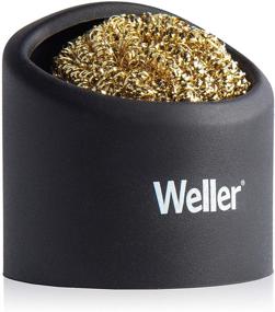 img 3 attached to 🧽 Weller WLACCBSH-02 Soldering Brass Sponge Tip Cleaner: A Convenient Solution with Silicone Holder