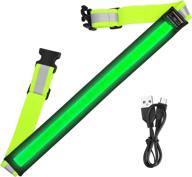 🌟 esonstyle rechargeable led reflective belt - high visibility light up waist gear for men, women, and kids - ideal for walking, cycling, camping - night safety outdoor sports logo