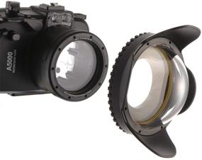 img 4 attached to 📷 Enhance Underwater Photography with the foto4easy Meikon 60M/195FT Waterproof Wide Angle Wet Correctional Dome Port Lens