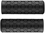 🚴 hassle-free cycling: comfort axis honeycomb non-slip rubber 1 ¼” handle bar grips – perfect pair for ultimate control logo