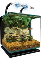 🐠 enhanced aquatic experience: discover the marineland contour glass aquarium kit with rail light logo