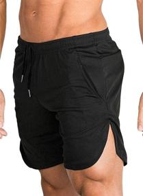 img 4 attached to 🏋️ COOFANDY Men's Gym Workout Shorts: Performance-Focused Running Short Pants with Pockets for Weightlifting, Bodybuilding, and Jogging