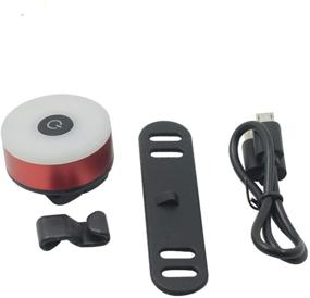 img 1 attached to 🚴 WASAGA Bike Tail Light: USB Rechargeable, Waterproof and High Intensity LED Rear Bicycle Taillight for Safety