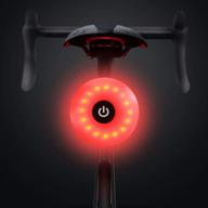 🚴 wasaga bike tail light: usb rechargeable, waterproof and high intensity led rear bicycle taillight for safety logo