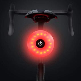 img 4 attached to 🚴 WASAGA Bike Tail Light: USB Rechargeable, Waterproof and High Intensity LED Rear Bicycle Taillight for Safety