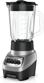 img 4 attached to 🔥 BLACK+DECKER PowerCrush Multi-Function Blender - 6-Cup Glass Jar, Silver, 4 Speed Settings