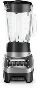 img 3 attached to 🔥 BLACK+DECKER PowerCrush Multi-Function Blender - 6-Cup Glass Jar, Silver, 4 Speed Settings