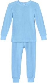 img 3 attached to 🧥 Stay Warm in Style: City Threads Boys and Girls Thermal Long John Set - Made in USA from Soft 100% Cotton