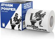 star wars gifts: hilarious storm pooper toilet paper roll – stormtrooper parody design – fun star wars bathroom decor – perfect funny star wars gifts for men, boys, and girls – 2-ply, 250 sheets logo