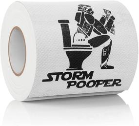 img 3 attached to Star Wars Gifts: Hilarious Storm Pooper Toilet Paper Roll – Stormtrooper Parody Design – Fun Star Wars Bathroom Decor – Perfect Funny Star Wars Gifts for Men, Boys, and Girls – 2-Ply, 250 Sheets